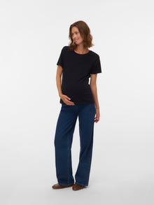 MAMA.LICIOUS Regular Fit Round Neck T-Shirt -Pale Mauve - 20021488