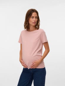 MAMA.LICIOUS Camisetas Corte regular Cuello redondo -Pale Mauve - 20021488