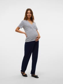 MAMA.LICIOUS Regular fit Broeken -Navy Blazer - 20021499