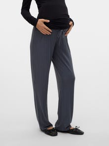 MAMA.LICIOUS Regular Fit Mid rise Trousers -Stormy Weather - 20021509
