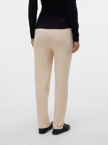 MAMA.LICIOUS Regular Fit Trousers -Humus - 20021522