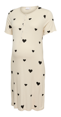 HAPPY MAMA Chemise De Nuit D'Allaitement Et Peignoir - Ensemble Maternité Doux Et Confortable, Évolutif Grossesse & Allaitement