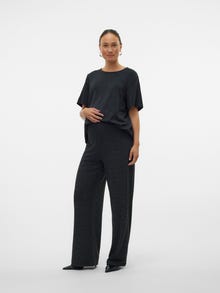 MAMA.LICIOUS VMMKANVA Graviditetsbukser -Black - 20021589