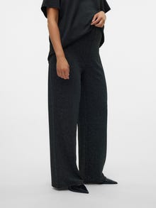 MAMA.LICIOUS Wide leg fit Broeken -Black - 20021589