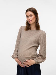 MAMA.LICIOUS Krój regularny Okrągły dekolt Góra -Moon Rock - 20021720