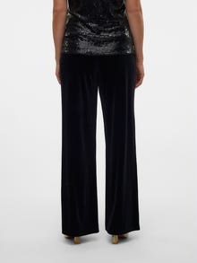 MAMA.LICIOUS Wide leg fit Housut -Black - 20021741