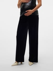 MAMA.LICIOUS Wide leg fit Housut -Black - 20021741