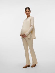 MAMA.LICIOUS Krój regularny Okrągły dekolt Góra -Birch - 20021771