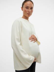 MAMA.LICIOUS Regular fit O-pääntie Topit -Birch - 20021799