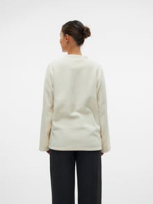 MAMA.LICIOUS Regular fit O-pääntie Topit -Birch - 20021799
