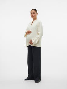 MAMA.LICIOUS Regular fit O-pääntie Topit -Birch - 20021799