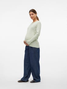 MAMA.LICIOUS Maternity-top -Sea Foam - 20021809