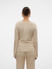 MAMA.LICIOUS Regular Fit Round Neck Top -Birch - 20021872