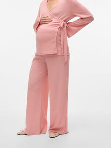 MAMA.LICIOUS Regular Fit Trousers -Desert Rose - 20021955
