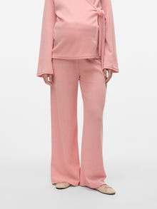 MAMA.LICIOUS Regular Fit Trousers -Desert Rose - 20021955