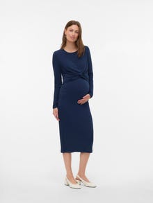 MAMA.LICIOUS MLLUCY Graviditetskjole -Navy Blazer - 20021956