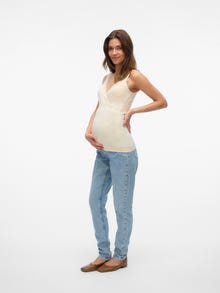 MAMA.LICIOUS Jeans Regular Fit -Light Blue Denim - 20022029