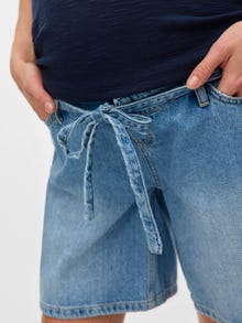 MAMA.LICIOUS Shorts Loose Fit -Light Blue Denim - 20022032