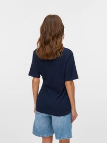 MAMA.LICIOUS Top Regular Fit Scollo a V -Navy Blazer - 20022038