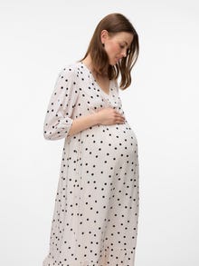 MAMA.LICIOUS MLEMMIE Robe de Maternité -Snow White - 20022048