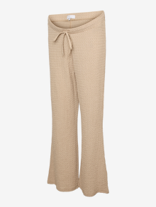 MAMA.LICIOUS Flared fit Broeken -Sesame - 20022071