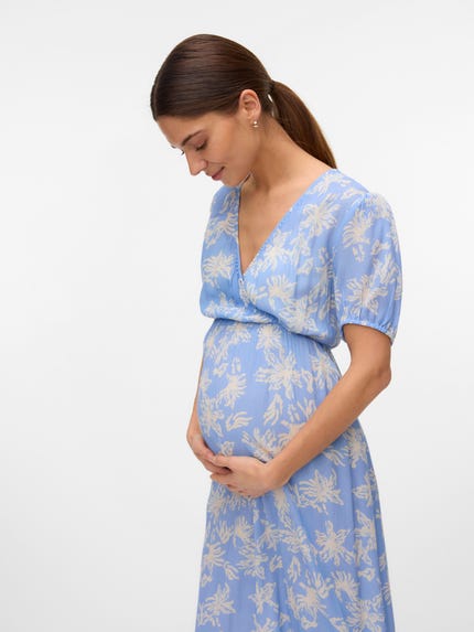 MLUNA Maternity Dress | Dark Blue | MAMA.LICIOUS MLUNA Maternity Dress | Dark Blue | MAMA.LICIOUS
