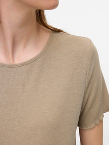 MAMA.LICIOUS Tops Corte regular Cuello redondo -Silver Mink - 20022124