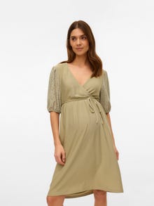 MAMA.LICIOUS MLANNALINE Maternity Dress -Tea - 20022136