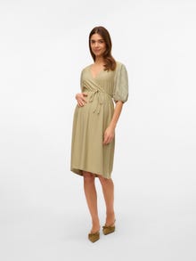 MAMA.LICIOUS MLANNALINE Maternity Dress -Tea - 20022136