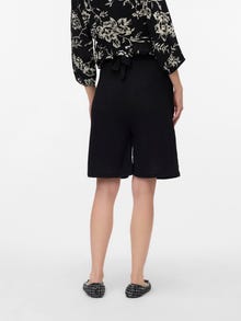 MAMA.LICIOUS Normal geschnitten Hohe Taille Shorts -Black - 20022162