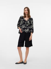MAMA.LICIOUS Normal geschnitten Hohe Taille Shorts -Black - 20022162