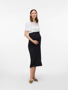 MAMA.LICIOUS Midi skirt -Black - 20022172