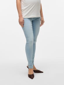 MAMA.LICIOUS Vaqueros Corte skinny -Light Blue Denim - 20022189