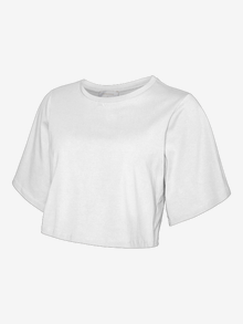 MAMA.LICIOUS Regular Fit Round Neck Top -Snow White - 20022222
