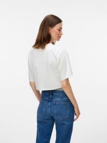 MAMA.LICIOUS Tops Regular Fit Col rond -Snow White - 20022222