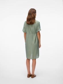 MAMA.LICIOUS MLZAHARA Vestido de Maternidad -Agave Green - 20022230