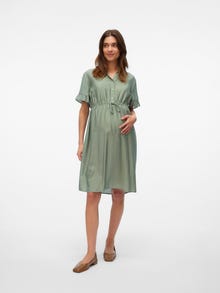 MAMA.LICIOUS MLZAHARA Vestido de Maternidad -Agave Green - 20022230