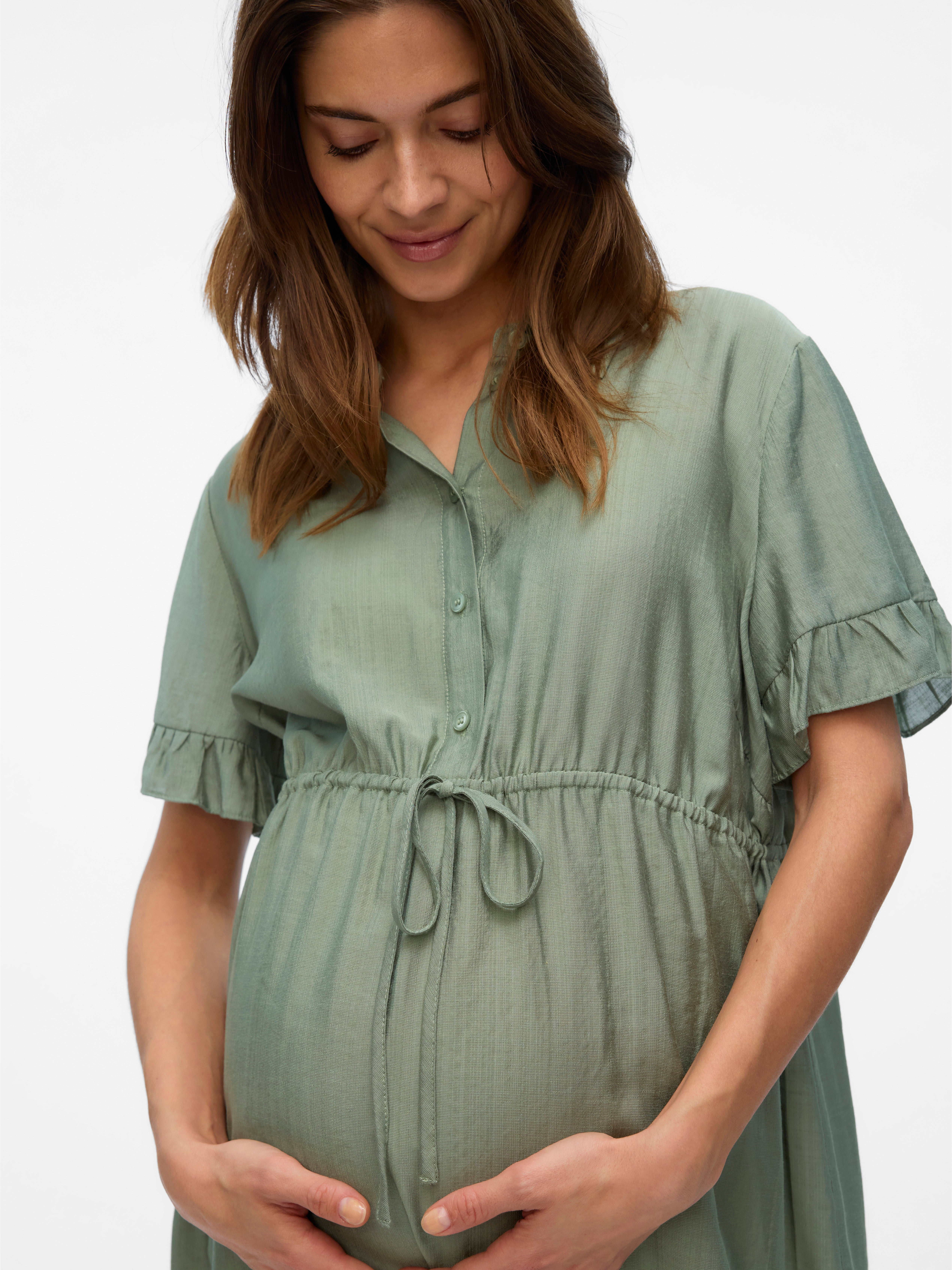 mamalicious green dress Buy Mamalicious Green Maternity and Nursing Midi Dress from Next USA
