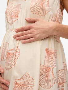 MAMA.LICIOUS Normal geschnitten V-Ausschnitt Top -Birch - 20022249