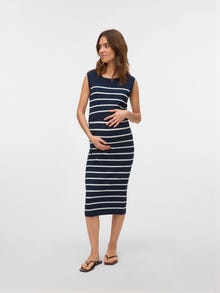 MAMA.LICIOUS MLNEWSIV Vestido de Maternidad -Navy Blazer - 20022276