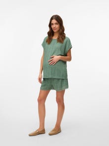 MAMA.LICIOUS Regular fit Shortsit -Hedge Green - 20022322