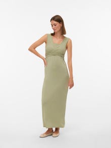 MAMA.LICIOUS MLHARLOW Sukienka Ciążowa -Fog Green - 20022359