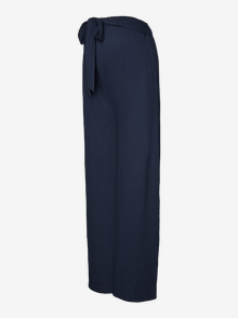 MAMA.LICIOUS Wide Leg Fit Trousers -Navy Blazer - 20022378