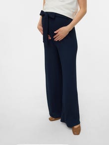 MAMA.LICIOUS Wide Leg Fit Trousers -Navy Blazer - 20022378