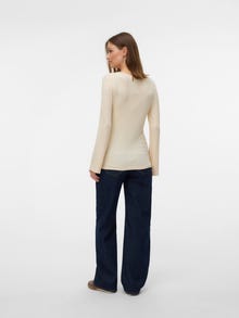 MAMA.LICIOUS Regular Fit V-Neck Top -Birch - 20022392