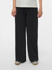 MAMA.LICIOUS Regular Fit Trousers -Black - 20022426