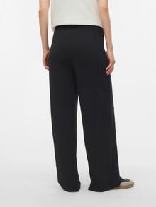 MAMA.LICIOUS Regular Fit Trousers -Black - 20022426
