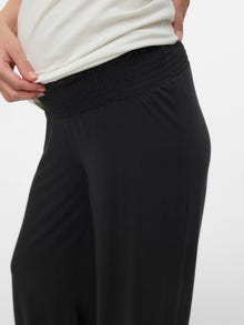 MAMA.LICIOUS Regular Fit Trousers -Black - 20022426