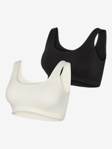 MAMA.LICIOUS MLHEAL Nursing Bra -Snow White - 20022467