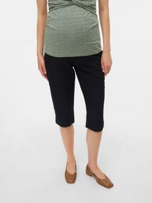 MAMA.LICIOUS Åtsittande passform Chinos -Black - 20022480